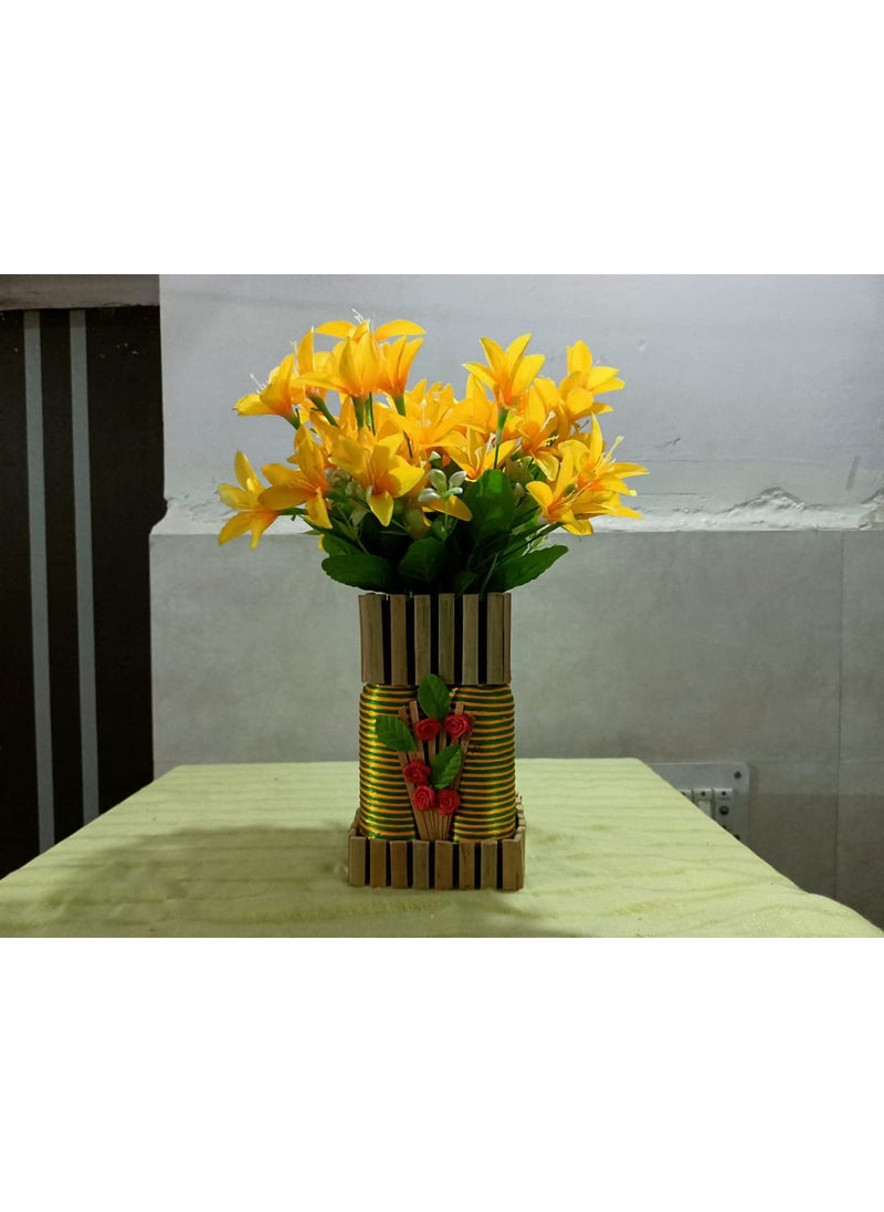 Bamboo Vase for Home Decor | Bottle Craft