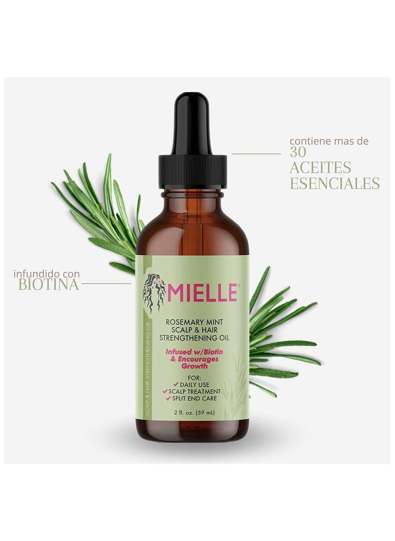 Mielle Organics Mielle/Rosemary Mint Strengthening/Shampoo/Scalp & Hair Strengthening Oil/Deal/Gift Set