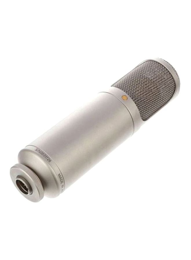 Dual Condenser Valve Microphone Silver