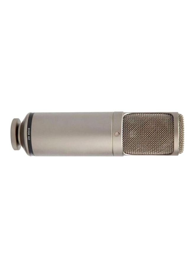 Dual Condenser Valve Microphone Silver