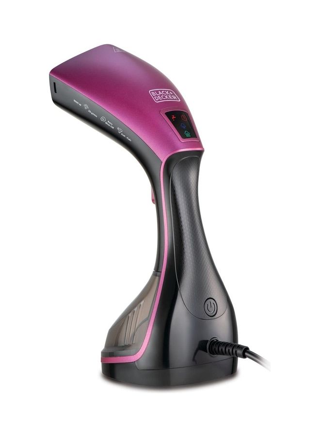 Renewed - Portable Digital Handheld Garment Steamer 1600 W HSTD1600-B5 Black/Purple