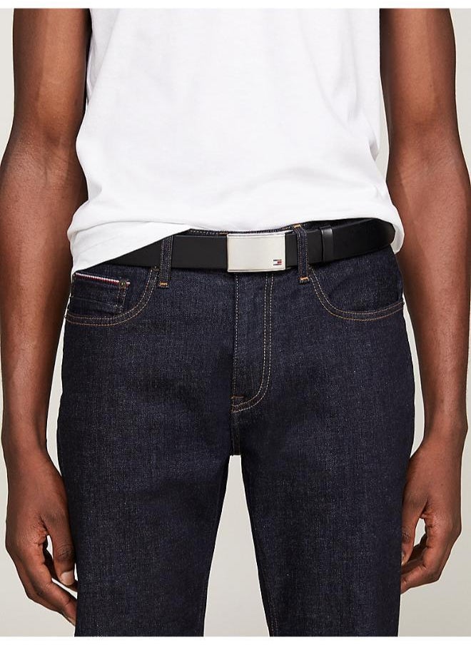Logo Adjustable Plaque Belt