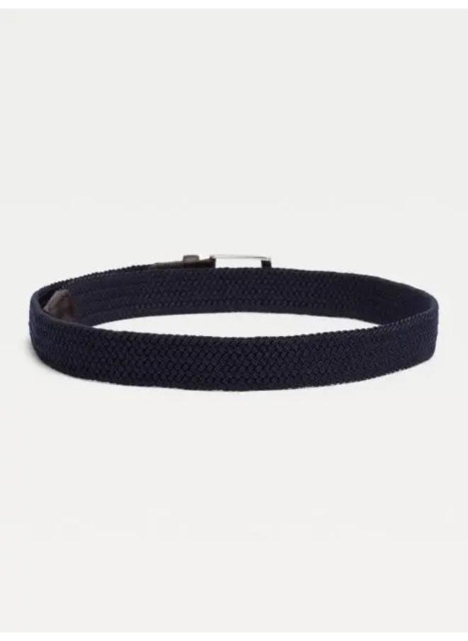 Adan Tonal Braided Elastic Webbing Belt