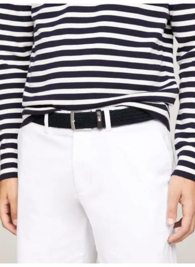 Adan Tonal Braided Elastic Webbing Belt