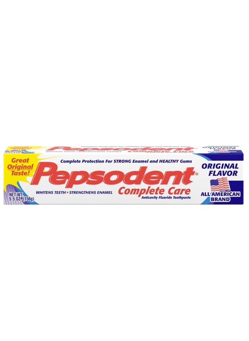 Pepsodent Complete Care Toothpaste Original Flavor 5.5 oz (Pack of 24)