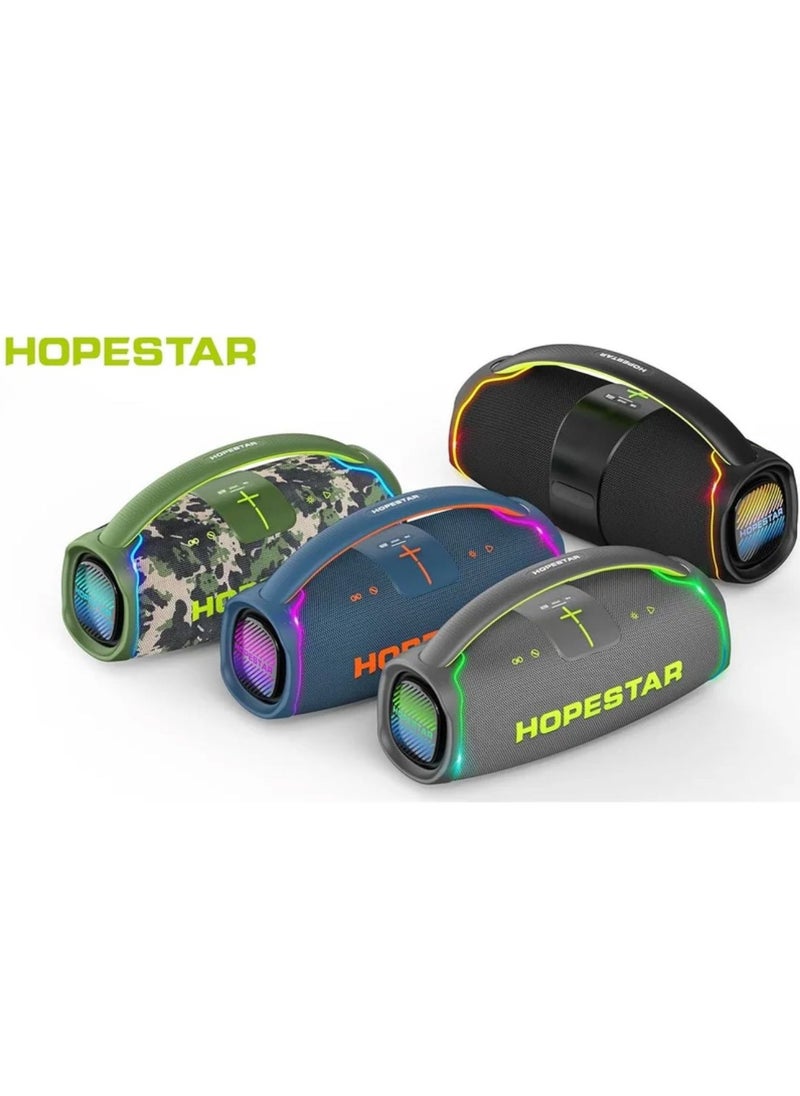 A65 300W Portable Bluetooth Speaker – Big Bass, Karaoke Mic, IPX6 Waterproof, 30000mAh Battery, TWS Stereo, LED Lights & Handle – Perfect for Parties, Camping, and Outdoor Adventures