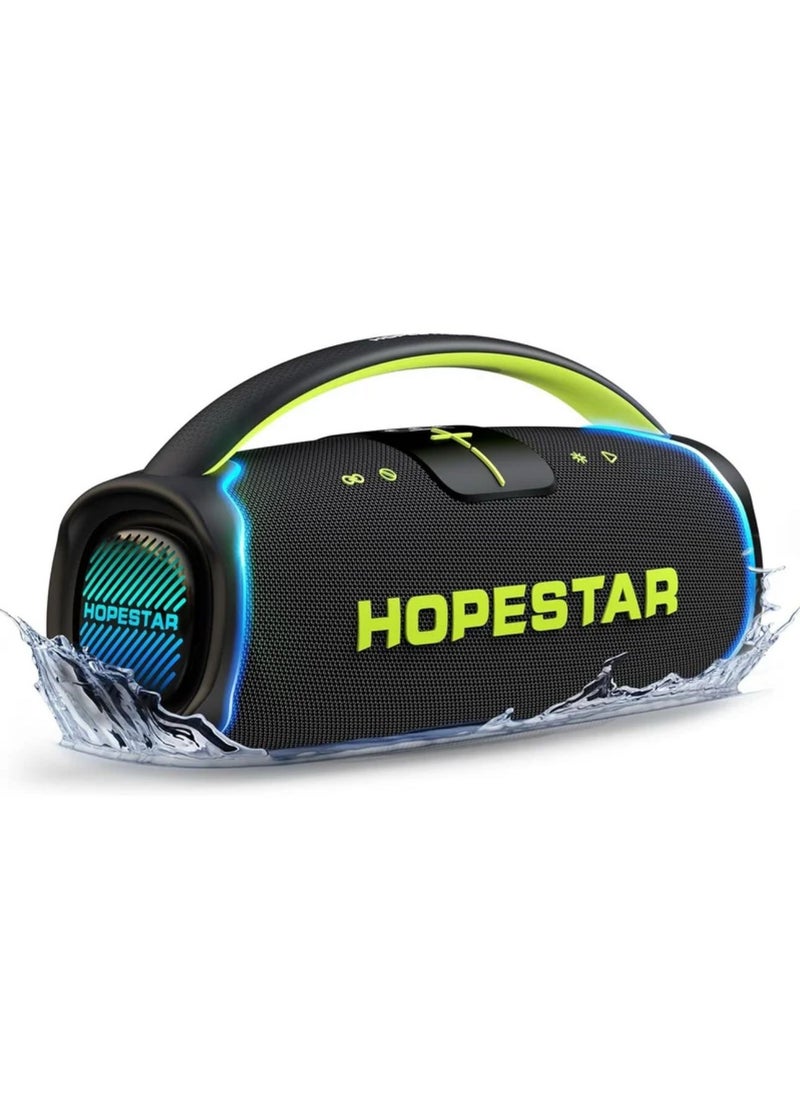 A65 300W Portable Bluetooth Speaker – Big Bass, Karaoke Mic, IPX6 Waterproof, 30000mAh Battery, TWS Stereo, LED Lights & Handle – Perfect for Parties, Camping, and Outdoor Adventures