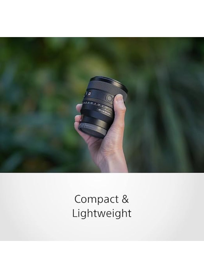 E Mount FE 50 mm F1.4 GM Full Frame Lens (SEL50F14GM) | Lightweight & Compact | Beautiful Bokeh | Extraordinary Resolution Black