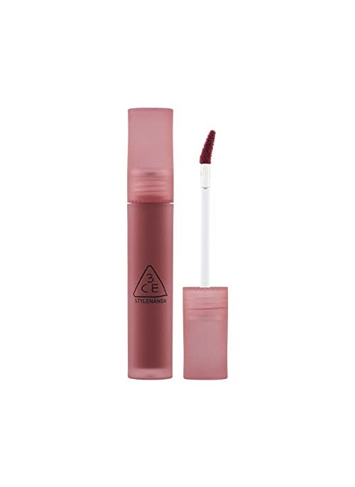 3CE BLUR WATER TINT(4.6g) soft lip with less smear with a blurry finish (#DOUBLE WIND) with sun cream(1ml*3ea)