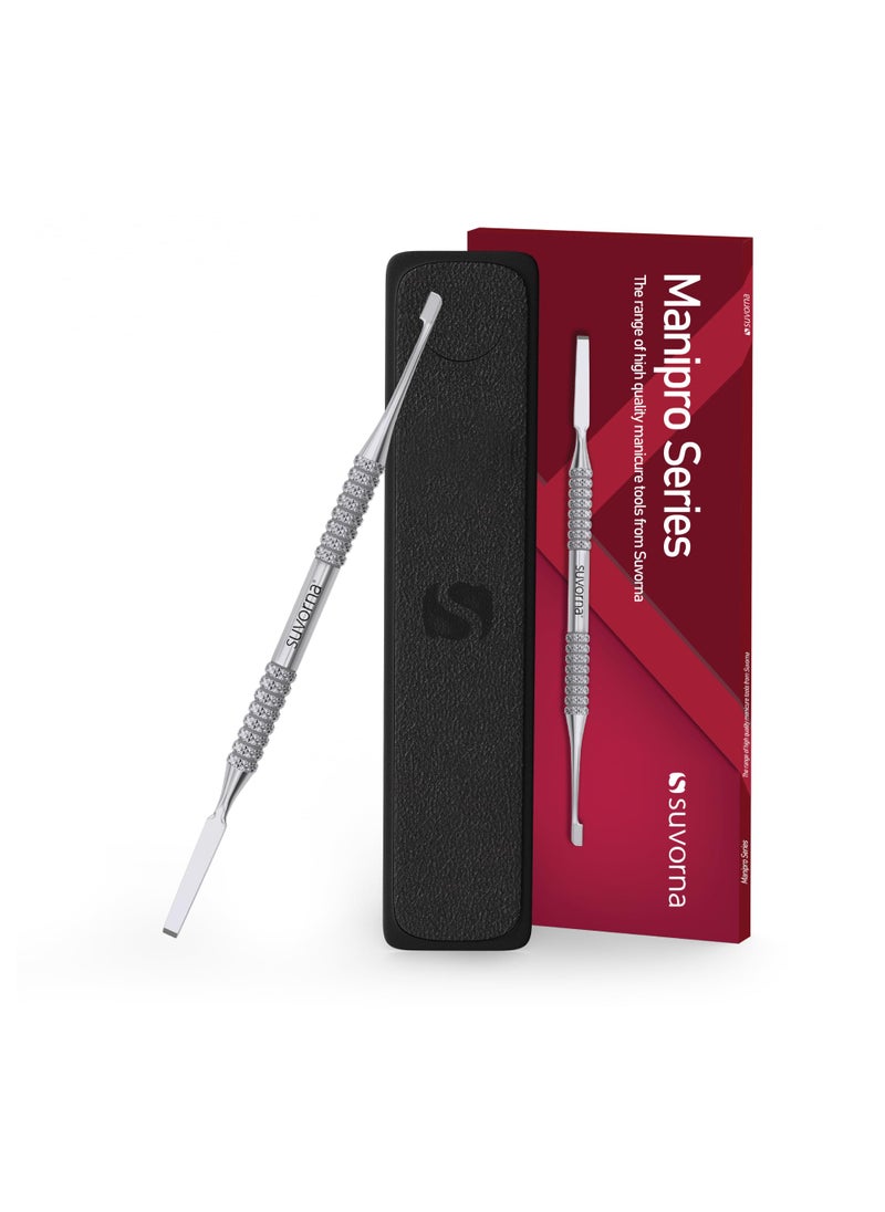 Suvorna 2in1 Cuticle Pusher Tool and Cuticle Knife or Cuticle Cutter Empujador De Cuticula Profesional  Mini Cuticle Pusher Metal Cuticle Pusher Stainless  Nail Cuticle Pusher Nail Design Tools