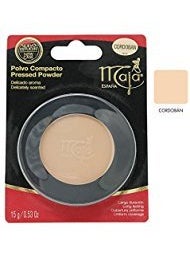 Cordoban Maja Pressed Powder| Delicately Scented Pressed Powder, Mirror and Tassel Compartment for Flawless Skin; 0.53 Ounces
