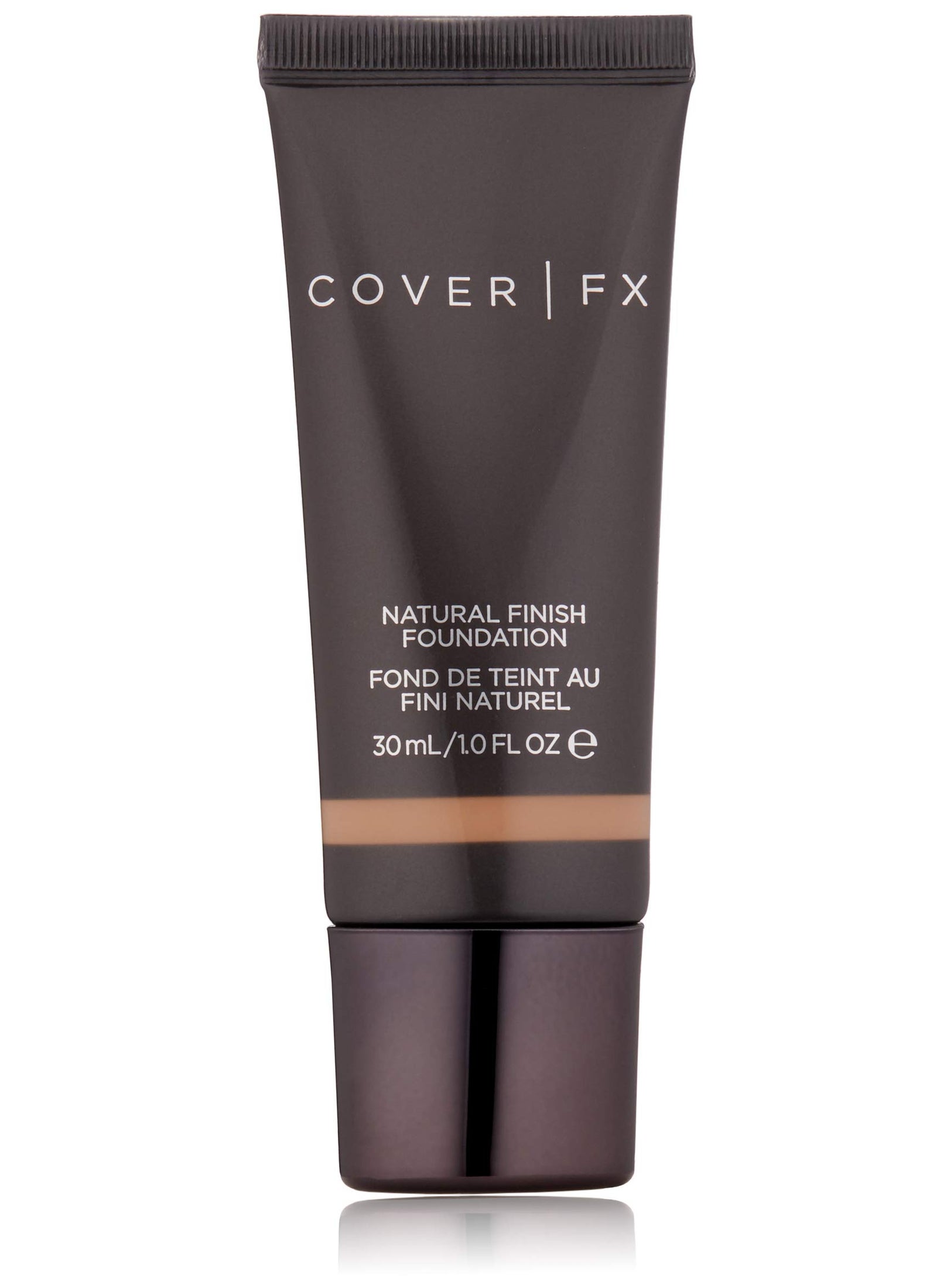Cover FX Natural Finish Foundation: Water-based Foundation that Delivers 12-hour Coverage and Natural, Second-Skin Finish with Powerful Antioxidant Protection - N100, 1 Fl Oz