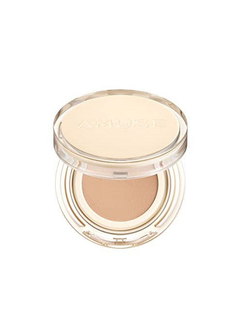 AMUSE Dew Jelly Vegan Cushion Foundation 02 NUDE | dewy, glow, long-lasting, double coverage, clean beauty, lightweight, natural look, foundation for sensitive skin, hydrating cushion