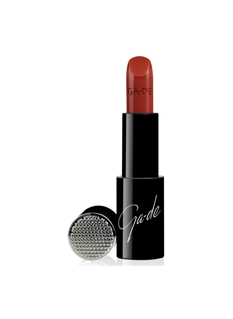 GA-DE Selfie Full Color Lipstick, 869 - Long Lasting High Pigment Lipstick with Argan Oil - Creamy Radiant Shine and Hydrating Benefits - 0.14 oz