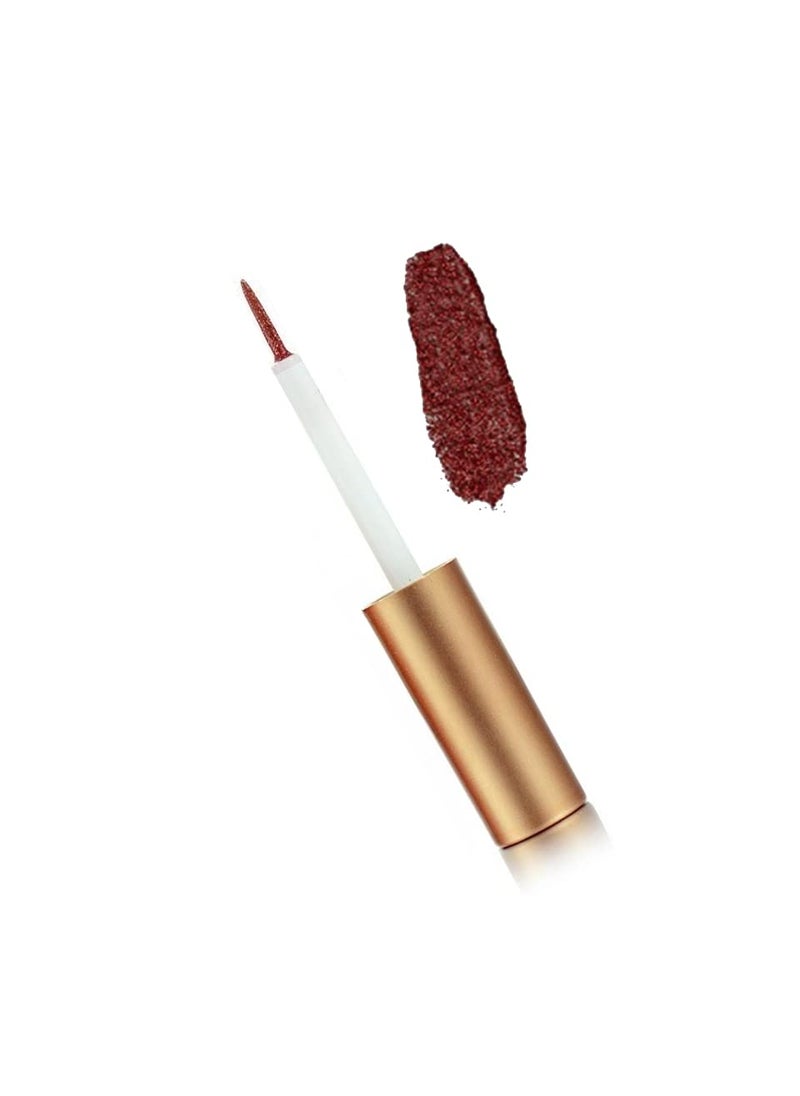 EPILYNX by Dr. Liia Hypoallergenic Eyeliner, Glitter Liquid Eyeliner I Gluten Free and Vegan for Sensitive Skin (16: Earth Brown)