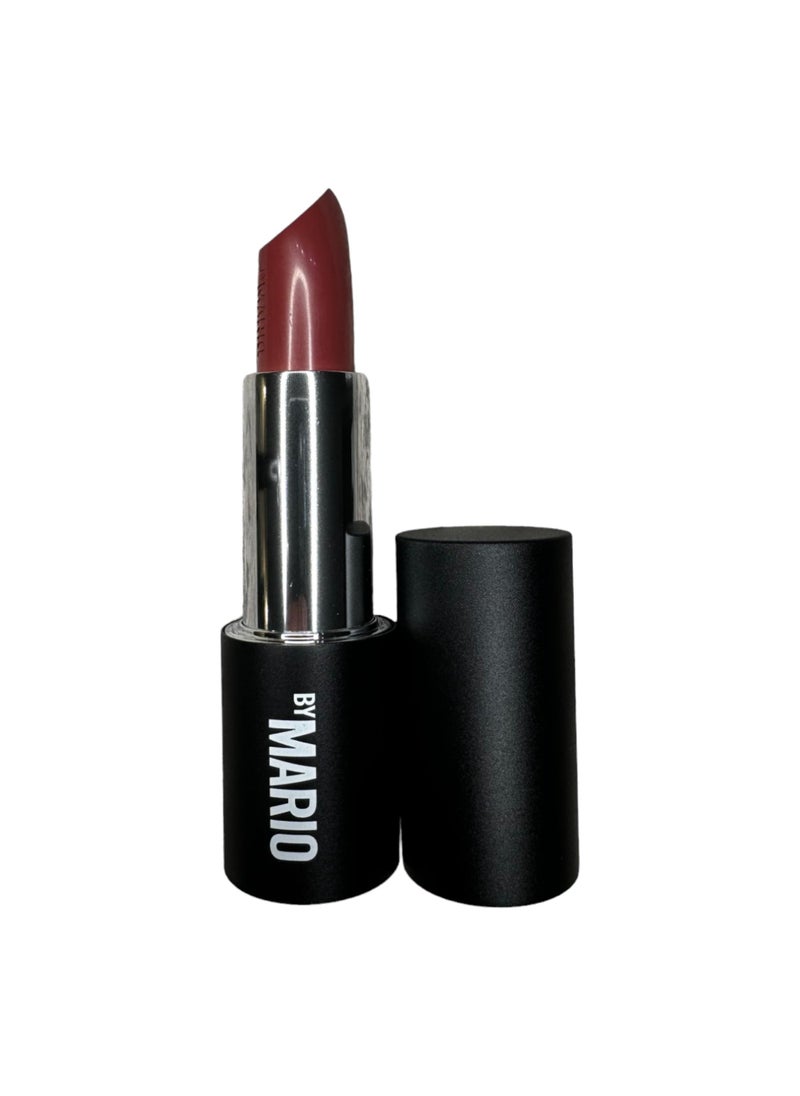 Makeup By Mario SuperSatin Lipstick | A classic, creamy satin lipstick with a soft sheen | Size 0.12 oz / 3.5 g (Downtown Girl - intense plum brown)