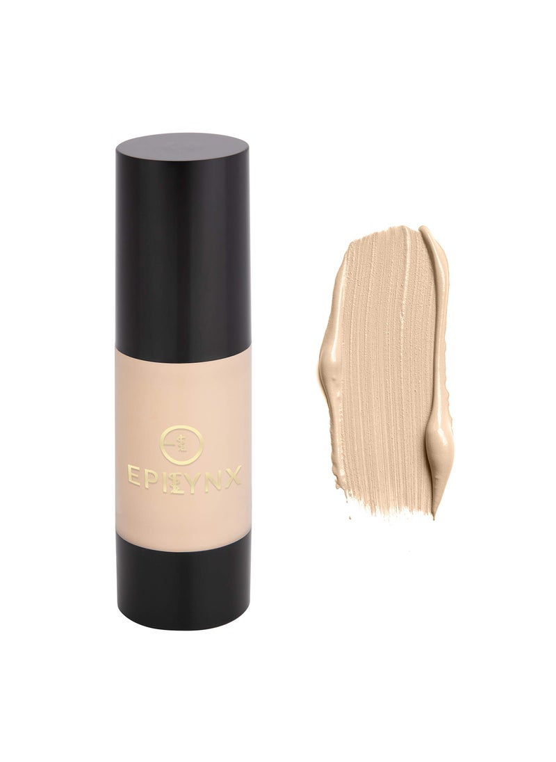 Allergen-Free Moisturizing Full Coverage Foundation I Formulated to Protect and Hydrate I Vegan EpiLynx by Dr. Liia