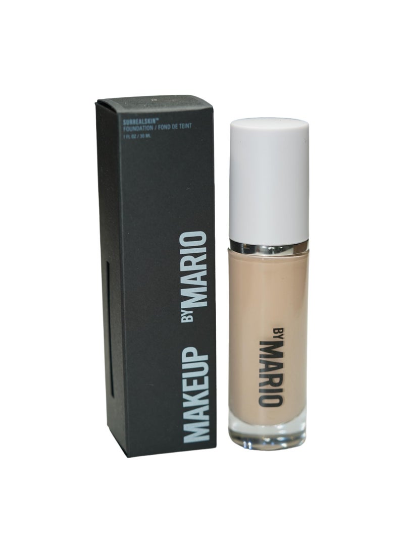 MAKEUP BY MARIO SurrealSkin Liquid Foundation, Liquid Formula, Vegan, Long-wearing coverage, Hydrating, Natural Finish, Size 30 mL (2N - fair with neutral undertone)