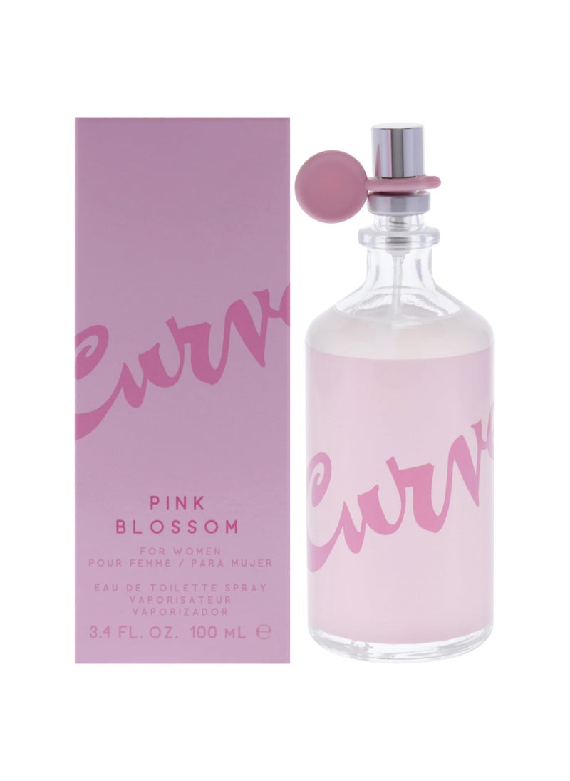 Liz Claiborne Curve Pink Blossom for Women - 3.4 oz EDT Spray