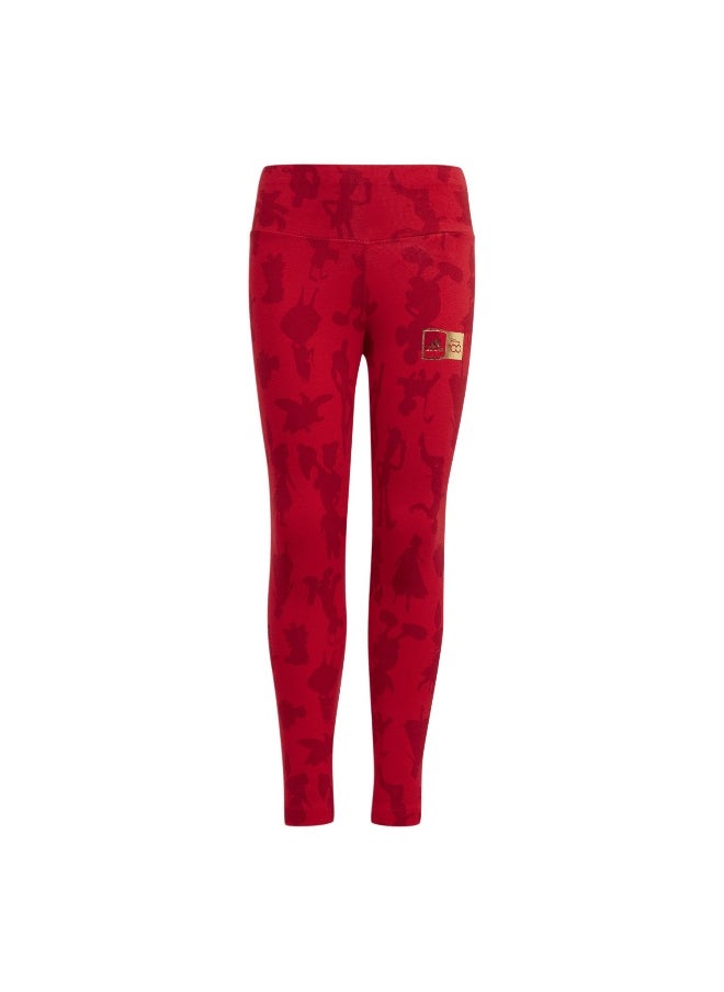 adidas Lk Dy 100 Leg Red Training Tights 1824