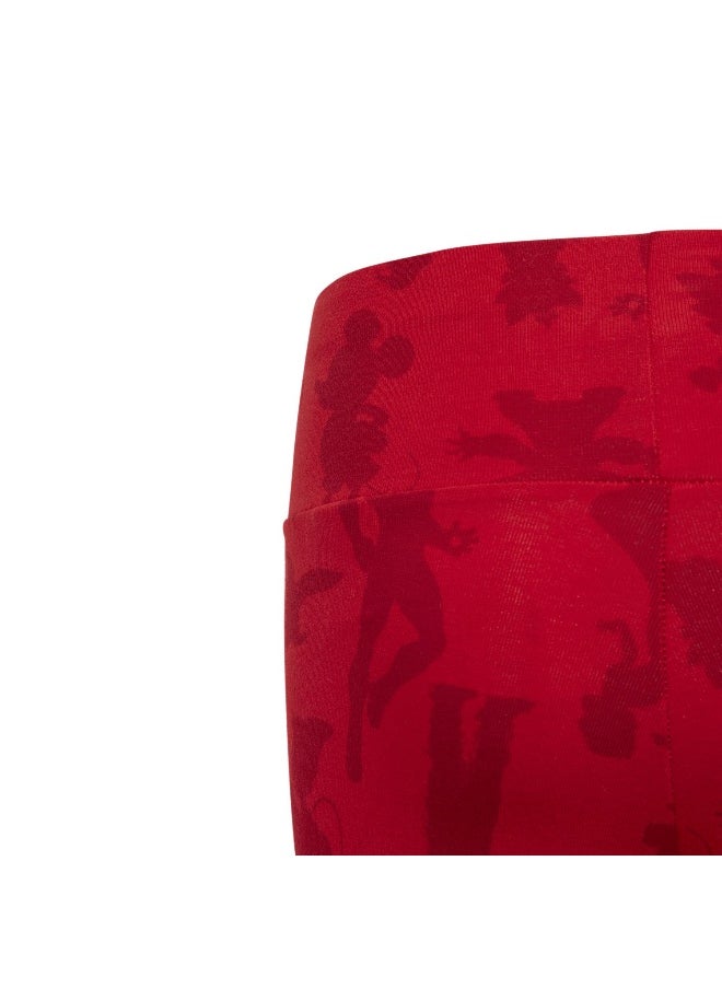adidas Lk Dy 100 Leg Red Training Tights 1824