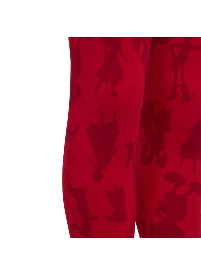 adidas Lk Dy 100 Leg Red Training Tights 1824