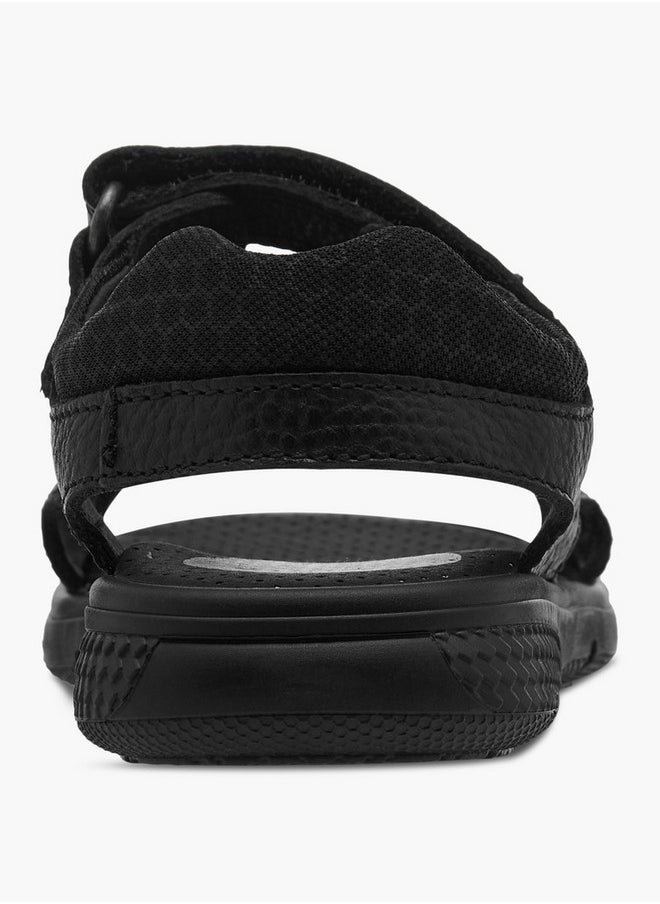 Pablo Boys' Strappy Sandals with Hook and Loop Closure