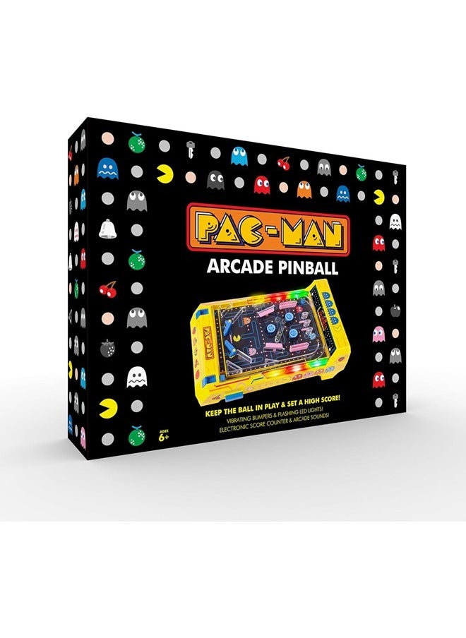 Merchant Ambassador Electronic Arcade Pinball Pac-Man Edition Desktop Game