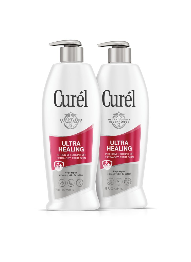 Curel Ultra Healing Lotion, 13 Ounce (Pack of 2)