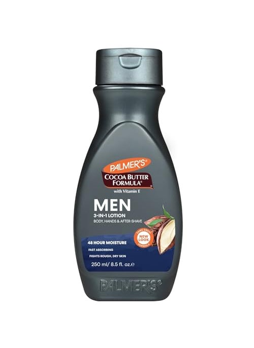 Palmer's Cocoa Butter Formula Body and Face Lotion with Vitamin-E for Men, 8.5 Fluid Ounce (Pack of 2)