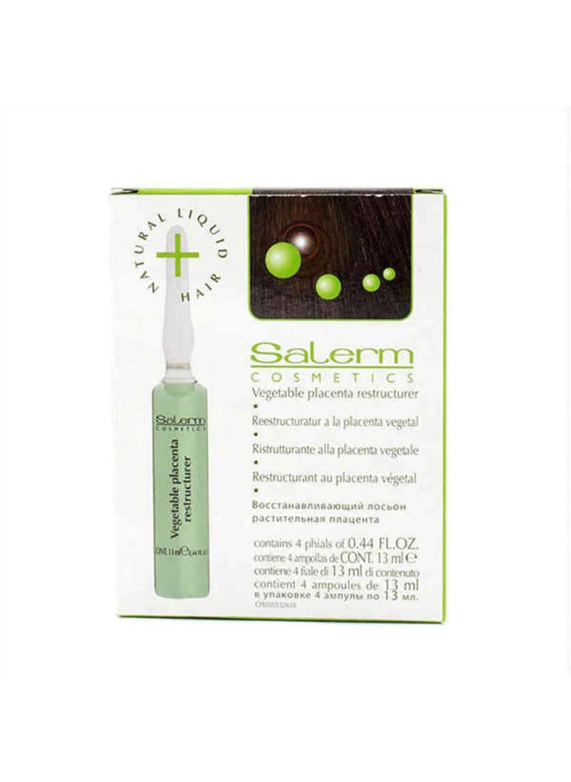 Salerm Vegetable Placenta Restructurer 4 Applications Big Sale, 0.44 Fl Oz (Pack of 4)