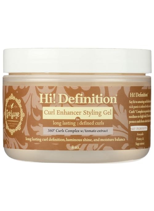 TRELUXE Hi! Definition Curl Enhancer Styling Gel, 8 FZ