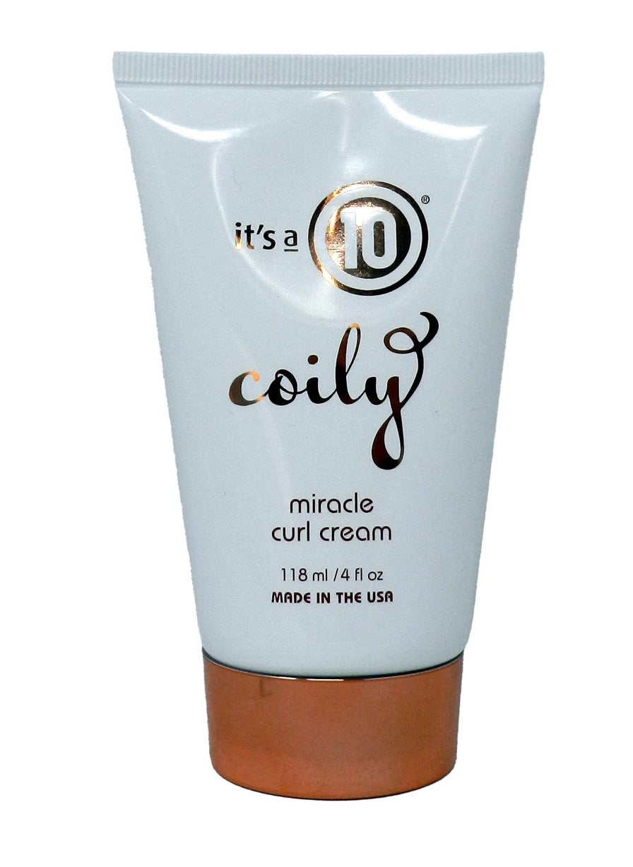 It's a 10 Haircare Coily Miracle Curl Cream, 4 Ounce