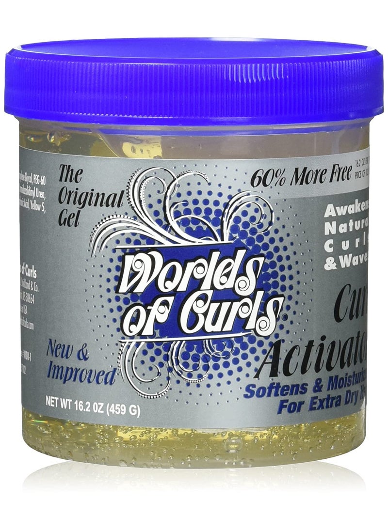 Worlds of Curls Curl Activator for Extra Dry Hair, 16 Ounce