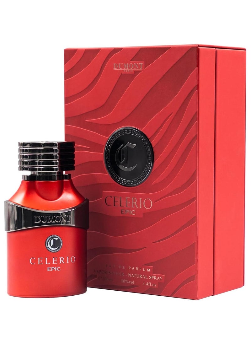 Celerio Epic Eau De Perfume - Celerio Perfume Unisex Suitable for Men & Women - Long Lasting Fragrance Cologne Mist & Body Spray, 100 ML