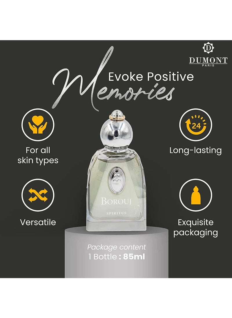 Dumont BOROUJ Spiritus Unisex Eau de Perfume, 85 ml