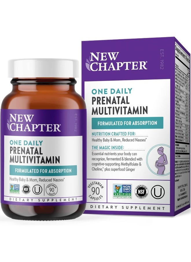 Prenatal Vitamins Prenatal Multivitamin With Methylfolate + Choline For Healthy Mom Baby, One Daily, 90 Count