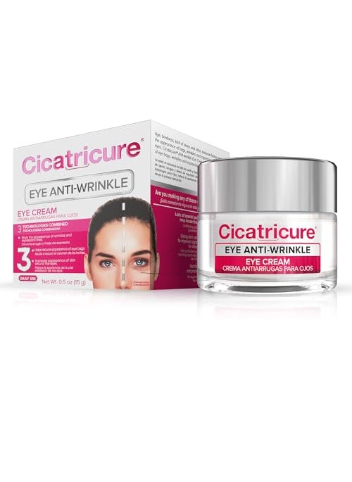 Cicatricure Blur & Filler Anti-Wrinkle Eye Treatment: Advanced Formula for Fine Lines, Under-Eye Bags & Skin Rejuvenation, Hydrating Eye Cream for Daily Use, 0.5 Ounce