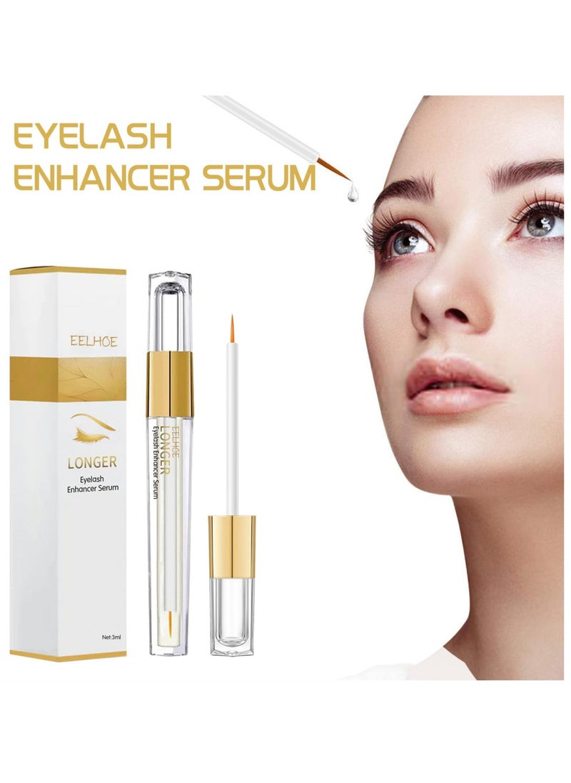 Premium Eyelash Serum and Eyebrow Enhancement Formula, Boosts Lash for Thicker, Fuller Looking Lashes and Eyebrows