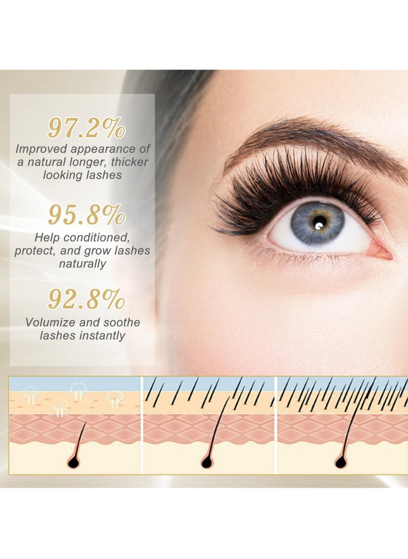 Premium Eyelash Serum and Eyebrow Enhancement Formula, Boosts Lash for Thicker, Fuller Looking Lashes and Eyebrows