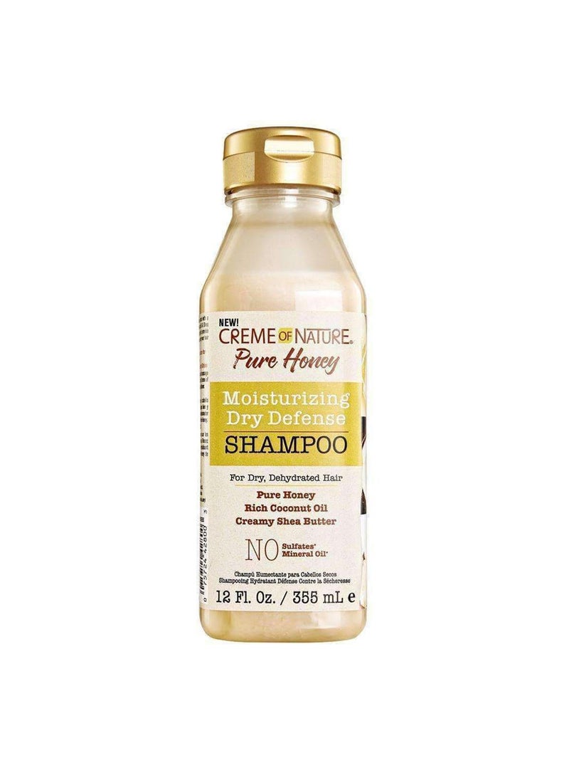 Coconut Oil  Shea Butter Shampoo by Creme of NatureDry Defense for Damaged Hair Formula with Pure Honey 1207 Fl Oz