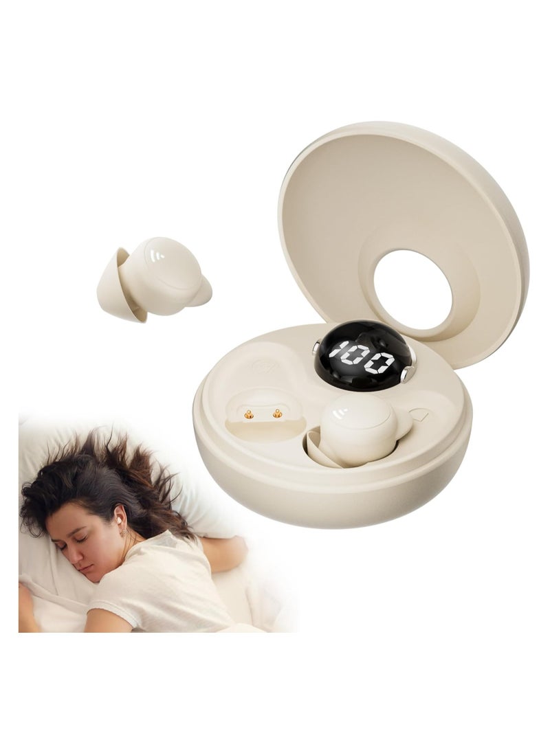 Sleep Earbuds for Side Sleepers, Low Micro Tiny Discreet Hidden Earbuds, Mini Invisible Wireless Bluetooth 5.3 Sleep Noise Cancelling Headphones, Hidden Earbuds for Small Ears Sleeping, Exercise