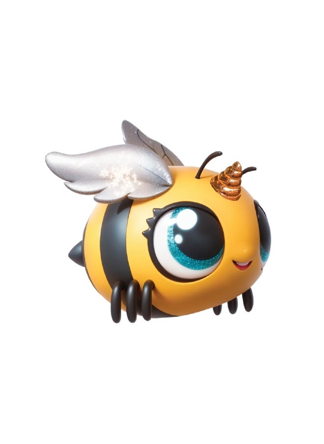 Jiggly Pets Bugs Yellow Bee Walking Toyx (10 cm)
