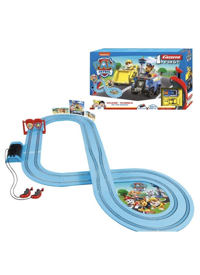 Carrera First PAW Patrol Chase vs. Rubble on the Double SC Track (2.9 m)
