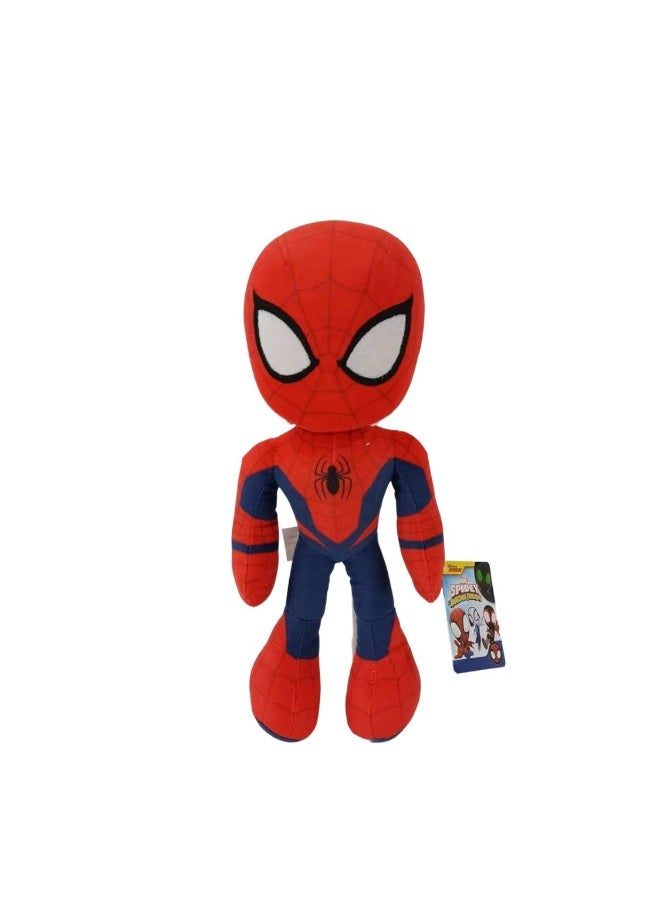 Disney Junior Marvel Spidey and His Amazing Friends Spider-Man Plush Toy (35 cm)