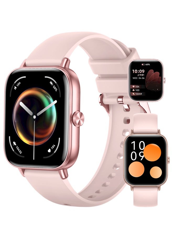 Smart Watch for Men and Women with Pink Case, 1.83