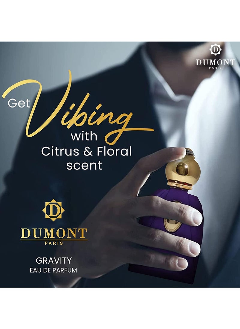 Dumont BOROUJ MODERNITY - 85ml Travel Size - Arabian-Inspired Unisex Perfume for Men & Women - Citrus, Floral, Fruity, Amber & Wood Fragrance - Long Lasting Cologne