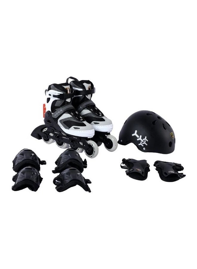 Lamborghini Inline Skate Set (Grey, Size 31-34)