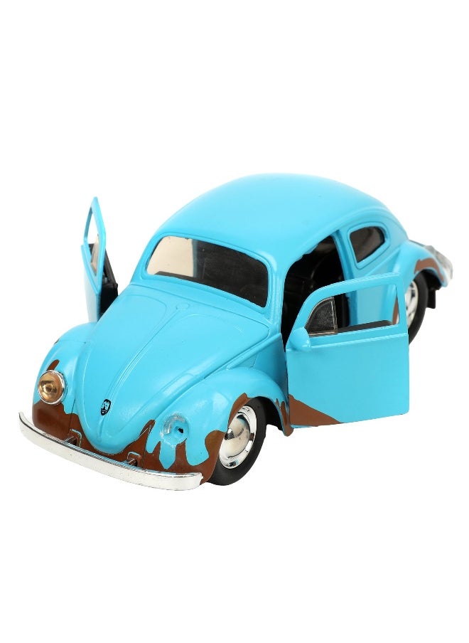Jada Disney Lilo and Stitch Stitch and 1959 Volkswagen Beetle Die-cast Car (1:32, Light Blue)