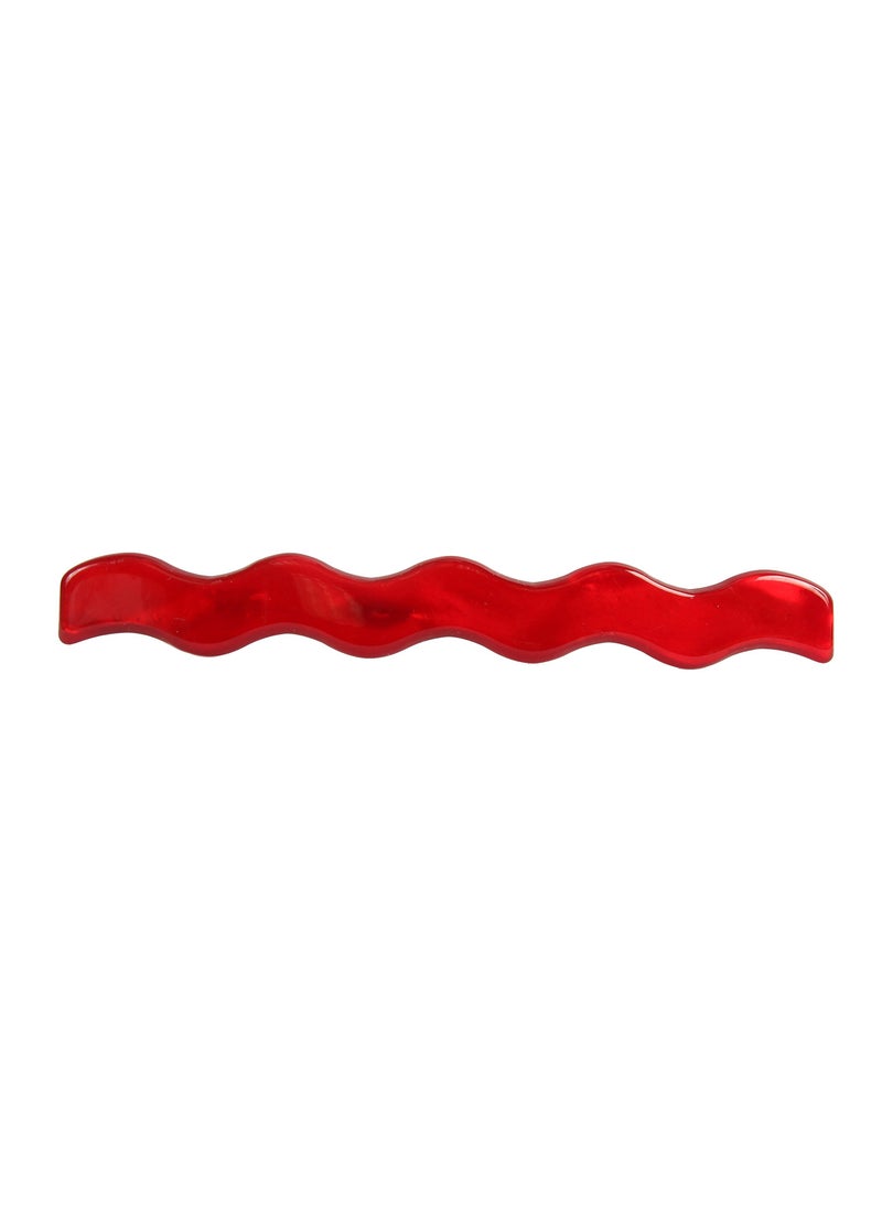 Caravan Large Tight Wave Pencil Automatic Barrette, 0.5 Ounce